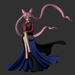 Black Lady -Sailor Moon - 25 cm
