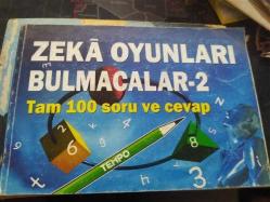 ZEKA OYUNLARI BULMACALAR-2 TAM 100 SORU VE CEVAP
