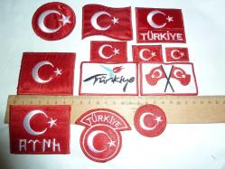 TÜRK BAYRAĞI KUMAŞ ARMA 12 ADET HEPSİ SIFIR