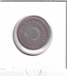1948 1 LİRA ÇÇT+  GÜMÜŞ:7,5 GR (L-66)