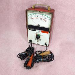 VINTAGE BLACKHAWK TE-413 TEST SELECTOR MADE IN BELGIUM OTO ELEKTRİK ÖLÇÜM ALETİ