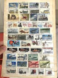 Amerika ABD Ulaşım Araçları konulu Tematik Pullar 50 Çeşit Hepsi Farklı