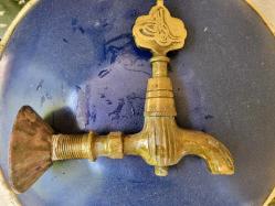 Antika Pirinç Musluk