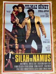 Efemera - SİLAH VE NAMUS * YILMAZ GÜNEY * 1971 * ORİJİNAL SİNEMA FİLM AFİŞİ / POSTER * 70 x 100 CM - kitantik - kitaLog
