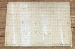 FAYANS ÜZERİNE YAZILAN ALPARSLAN TÜRKEŞ SÖZÜ VE FOTOĞRAFI 20X15 CM