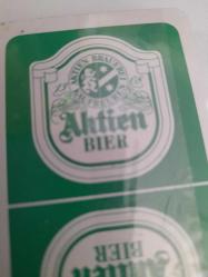 ALMAN AKTİEN BİER PROMOSYON OYUN KAĞIDI DESTESİ AÇILMAMIŞ
