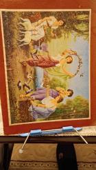 Baskı Resim - Temsili Allegorik baskı resim karton üzerine sıvama Ebat : 29 x 23 cm.