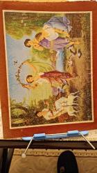 Baskı Resim - Temsili Allegorik baskı resim karton üzerine sıvama Ebat : 29 x 23 cm.