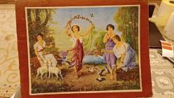 Baskı Resim - Temsili Allegorik baskı resim karton üzerine sıvama Ebat : 29 x 23 cm.