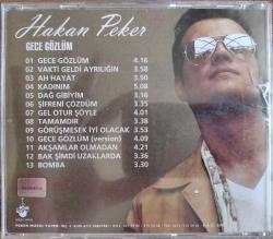 HAKAN PEKER- GECE GÖZLÜM MÜZİK CD