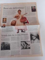 Cumhuriyet Pazar Gazetesi - 23 Kasım 2008 - Sayı 1183 - Mercan Dede Fotoğrafı - Ney Benim Nefesim - Hangi Avrupa Hangi Kültür - BUSİAD Başkanı Ali İhsan Yeşilova - Deli Ayten Heykeli