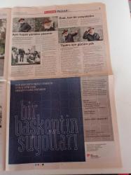 Cumhuriyet Pazar Gazetesi - 18 Kasım 2012 - Sayı 1381- Bir Deli Aktör  Tuncel Kurtiz Fotoğrafı - Taksim İşgal Altında - Hande Subaşı - Muhteşem Yüzyıl