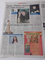 Cumhuriyet Pazar Gazetesi - 22 Nisan 2012- Sayı 1361 - Erkan Oğur Fotoğrafı - Kapalı Devre Tiyatro - F Tipi Vahşet - Gizem Soysaldı- Hüseyin Karabey - Ezel Akay Sırrı Süreyya Önder