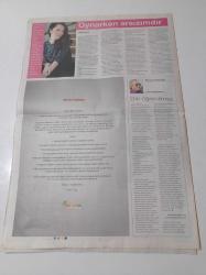 Cumhuriyet Pazar Gazetesi - 22 Nisan 2012- Sayı 1361 - Erkan Oğur Fotoğrafı - Kapalı Devre Tiyatro - F Tipi Vahşet - Gizem Soysaldı- Hüseyin Karabey - Ezel Akay Sırrı Süreyya Önder