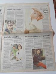 Cumhuriyet Pazar Gazetesi - 15 Ağustos 2004 - Sayı 960 - Arzu Yanardağ - Babam Can Yücel - Tarih Vakfı - Barışa Rock Ya Da Rock'n Coke