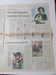 Cumhuriyet Pazar Gazetesi - 15 Ağustos 2004 - Sayı 960 - Arzu Yanardağ - Babam Can Yücel - Tarih Vakfı - Barışa Rock Ya Da Rock'n Coke