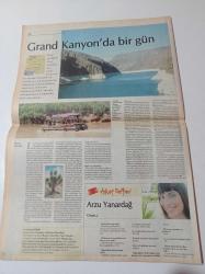Cumhuriyet Pazar Gazetesi - 15 Ağustos 2004 - Sayı 960 - Arzu Yanardağ - Babam Can Yücel - Tarih Vakfı - Barışa Rock Ya Da Rock'n Coke