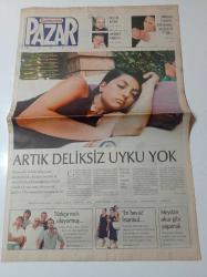 Cumhuriyet Pazar Gazetesi - 15 Ağustos 2004 - Sayı 960 - Arzu Yanardağ - Babam Can Yücel - Tarih Vakfı - Barışa Rock Ya Da Rock'n Coke