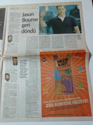 Cumhuriyet Pazar Gazetesi - 10 Ekim 2004 - Sayı 968 - Almila Uluer Fotoğrafı - Yazı Tura Filmi - Uğur Yücel - Kenan İmirzalıoğlu - Olgun Şimşek - Kadir İnanır - Bob Dylan