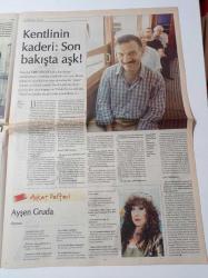 Cumhuriyet Pazar Gazetesi - 10 Ekim 2004 - Sayı 968 - Almila Uluer Fotoğrafı - Yazı Tura Filmi - Uğur Yücel - Kenan İmirzalıoğlu - Olgun Şimşek - Kadir İnanır - Bob Dylan