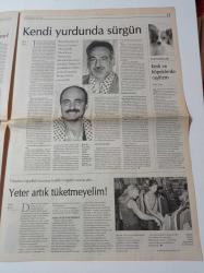 Cumhuriyet Pazar Gazetesi - 10 Ekim 2004 - Sayı 968 - Almila Uluer Fotoğrafı - Yazı Tura Filmi - Uğur Yücel - Kenan İmirzalıoğlu - Olgun Şimşek - Kadir İnanır - Bob Dylan