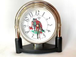 ANTİKA KURMALI ALARMLI ÇALAR SAAT , BAKIMLARI YAPILMIŞ OLUP, BÜTÜN AKSAMLARI TAM ORJİNAL ZAMAN TUTUŞLARI GAYET İYİDİR