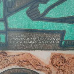 Mustafa Aslıer İmzalı Özgün Baskı Resim