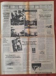 Tercüman Gazetesi 22 Haziran 1979 Musaoğlu ve Cengiz AP'ye Geçti,Rum Tarafı 2 Bölgeli Federasyon Tezine Yanaşmıyor,Türkiye'de Enflasyon İle Devalüasyon Yarış Haline Getirilmiştir