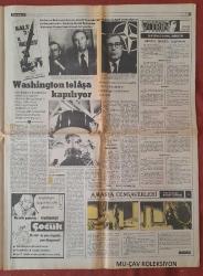 Tercüman Gazetesi 22 Haziran 1979 Musaoğlu ve Cengiz AP'ye Geçti,Rum Tarafı 2 Bölgeli Federasyon Tezine Yanaşmıyor,Türkiye'de Enflasyon İle Devalüasyon Yarış Haline Getirilmiştir