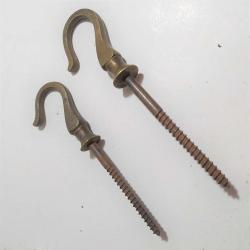 M7----ANTİKA BÜYÜK BOY PİRİNÇ VE DEMİRDEN ÇENGEL