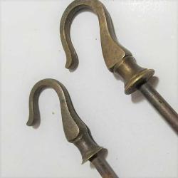 M7----ANTİKA BÜYÜK BOY PİRİNÇ VE DEMİRDEN ÇENGEL