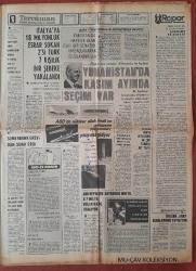 Tercüman Gazetesi 7 Eylül 1977 Erbakan 