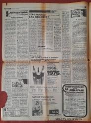 Tercüman Gazetesi 13 Ekim 1976 Çin'de Büyük Temizlik,MAO'nun Eşi ve Üç Yönetici Tutuklandı,Lockheed'e Göre Türkiye'de Rüşvet Dağıtılmadı,Üniversite Öğrencilerin En Büyük Problemleri Okullarındaki Huzursuzluk