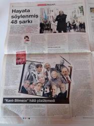 Cumhuriyet Pazar Gazetesi - 13 Kasım 2011 - Sayı 1338 - Celal Başlangıç - Vedat Türkali - Rıfat Ilgaz - Mihri Belli - Smokin Ustası Kordonciyanlar