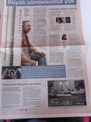 Cumhuriyet Pazar Gazetesi - 10 Ekim 2010 - Sayı 1281 - Okan Bayülgen Fotoğrafı - Genç Oyuncu Sezin Akbaşoğulları - Mehmet Aslantuğ - Arzum Onan - Ali Ağaoğlu