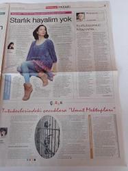 Cumhuriyet Pazar Gazetesi - 9 Mayıs 2010 - Sayı 1259 - Kamer Genç Fotoğrafı - Hikmet Çetinkaya - Ayten Gökçer - Katil Hayranlığı - Aslı Gökyokuş