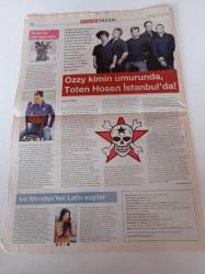 Cumhuriyet Pazar Gazetesi - 25 Eylül 2010 - Sayı 1279 - Fatmagül'ün Suçu Ne - Beren Saat - Bayrampaşa Cezaevi İçin Adalet - Bir Şehrin Kaç Yüzü Vardır - Dansöz Prenses Banu Fotoğrafı - Süper Mario 25 Yaşında