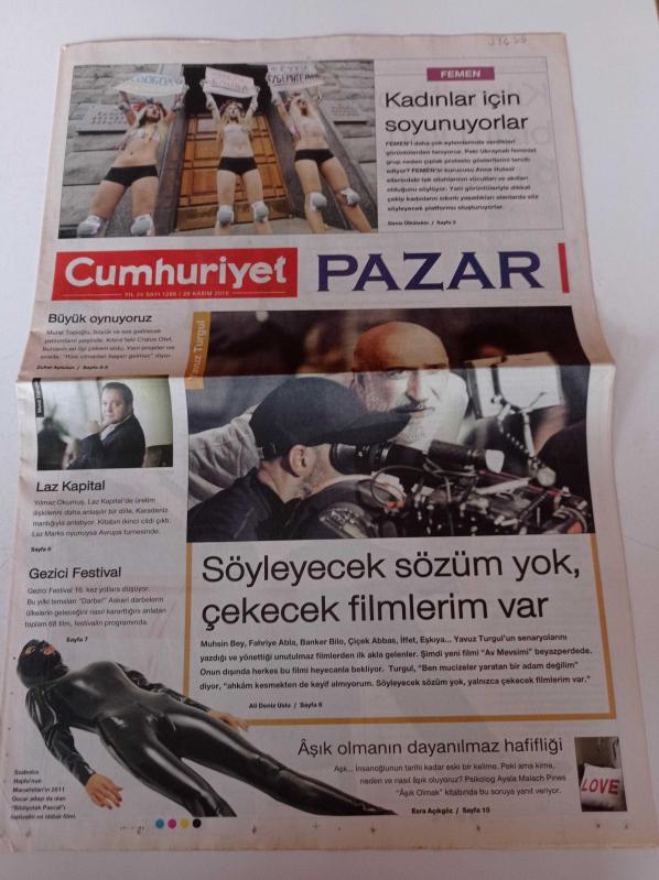 Cumhuriyet Pazar Gazetesi 28 Kasım 2010 Sayı 1288 Yavuz  