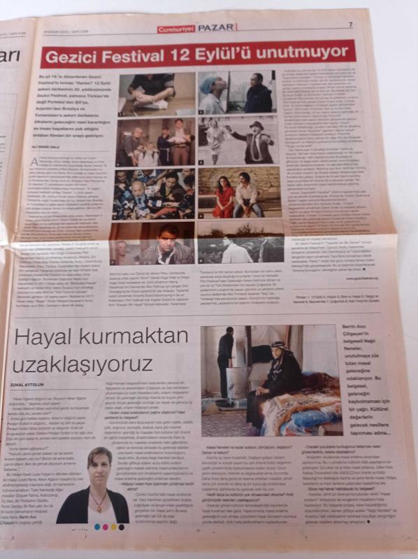 Cumhuriyet Pazar Gazetesi 28 Kasım 2010 Sayı 1288 Yavuz  