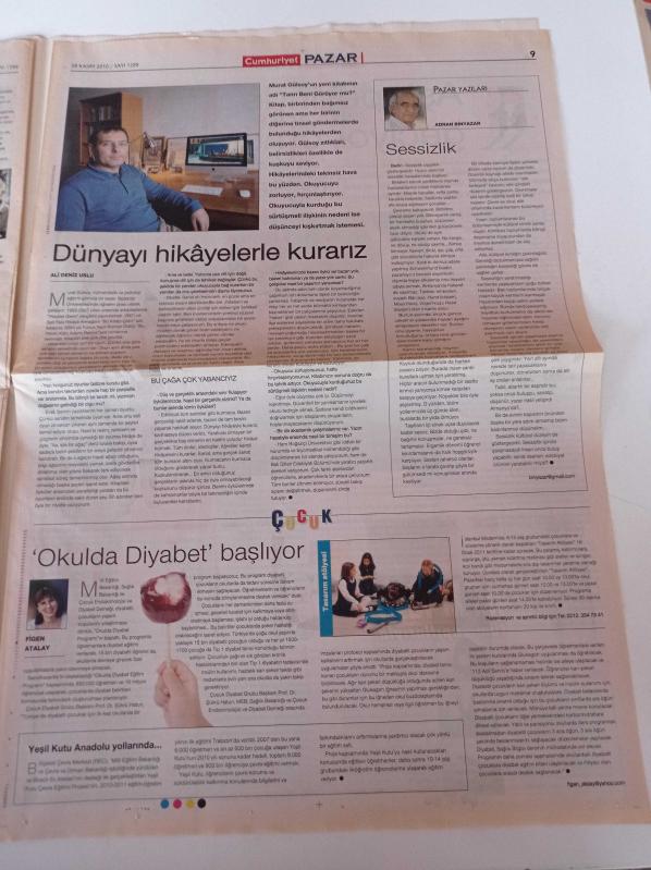 Cumhuriyet Pazar Gazetesi 28 Kasım 2010 Sayı 1288 Yavuz  