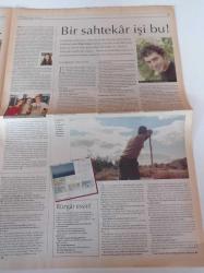 Cumhuriyet Pazar Gazetesi - 25 Haziran 2006 - Sayı 1057 - 5 Vakit Reha Erdem Fotoğrafı - Sahnedeki Bu İskemle Süs Değil - Fatih Akın Göçmen Bir Türk Mü Yoksa Bir Alman Mı - Rodin'le Cehennet'te