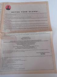 Cumhuriyet 83. Yıl Gazetesi - 29 Ekim 2006 - 28 Ekim Cumhuriyet Bayramı - Gazi Mustafa Kemal Atatürk Çizimi - Cumhuriyet Tehlikede Mi - Nazım Hikmet - Atatürk'ün Devrim Modeli - Ata'nın Kaleminden Cumhuriyet
