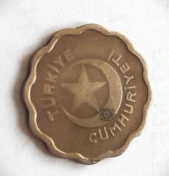 1 KURUŞ 1944 T.C. PAPATYA