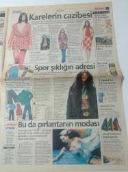 Milliyet Vitrin Gazetesi - 20 Ekim 2001 - Sayı 256 - Genç Kızlara Özel Christian Dior - Dünya Kuaför Şampiyonu Mario Krankl - Manken Allen Simone Ve Eva Fotoğrafı - Meme Kanseri