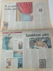 Milliyet Vitrin Gazetesi - 28 Kasım 1998 - Sayı 105 - Şarkıcı Yaşar Fotoğrafı - İtalya Out ABD İn - 1998 Yılı Market Fiyatları - Ralp Lauren - Calvin Klein - Tommy Hilfiger