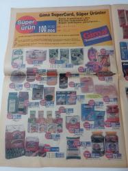 Milliyet Vitrin Gazetesi - 28 Kasım 1998 - Sayı 105 - Şarkıcı Yaşar Fotoğrafı - İtalya Out ABD İn - 1998 Yılı Market Fiyatları - Ralp Lauren - Calvin Klein - Tommy Hilfiger