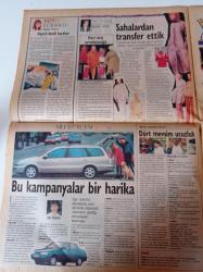 Milliyet Vitrin Gazetesi - 18 Temmuz 1998 - Sayı 86 - Antikacı Şerif Özkılıç - Dört Mevsim İndirimi - Gima Market - Ferre - Calvin Klein - Mudo - Vakko - Nora Romi