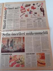 Milliyet Vitrin Gazetesi - 8 Mart 1997 - Cybertoutou İsimli Oyuncak - Sanal Bebek - Gözde Dükkanlar - Little Big - Mudo - Benetton - Mavi Jeans - Tiffany &Tomato