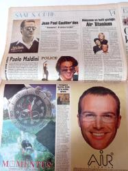 Millîyet Vitrin Gazetesi - 22 Mart 1997 - Sayı 17 - Benetton - Vakkoroma - Mudo- Hotiç -Harika Pazar Sunucusu Nil Pınar İnanoğlu Fotoğrafı