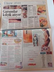 Millîyet Vitrin Gazetesi - 22 Mart 1997 - Sayı 17 - Benetton - Vakkoroma - Mudo- Hotiç -Harika Pazar Sunucusu Nil Pınar İnanoğlu Fotoğrafı